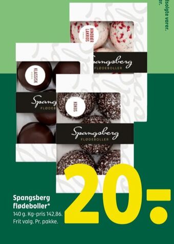 Coop 365 Spangsberg flødeboller hindbær & lakrids tilbud