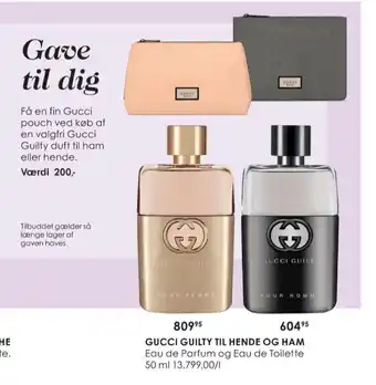 Matas Gucci eau de parfum tilbud