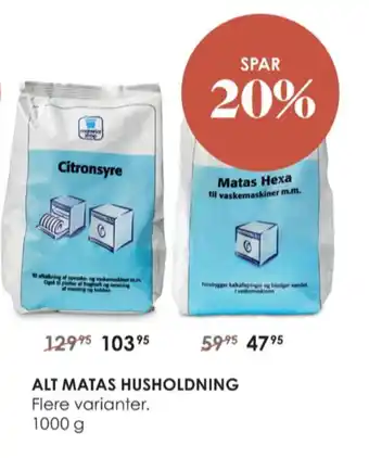 Material shop rengøring - øvrige