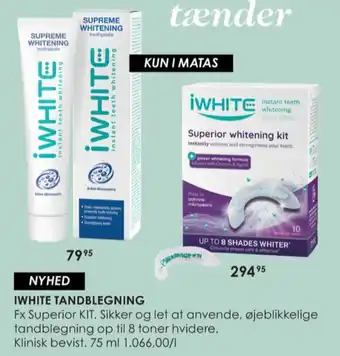 Iwhite tandblegning