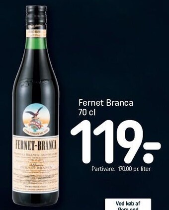 REMA 1000 Fernet branca tilbud