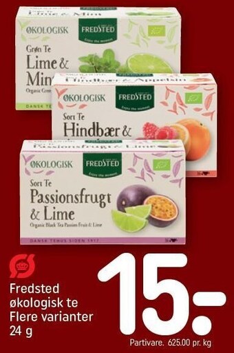 REMA 1000 Fredsted økologisk te tilbud