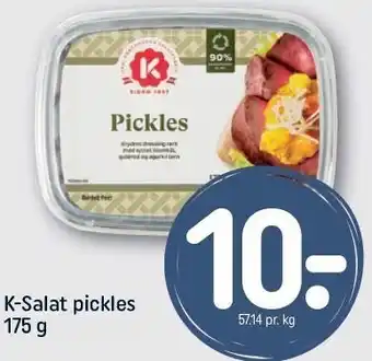 REMA 1000 K-salat pickles tilbud