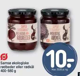 REMA 1000 Samsø øko rødbeder el. rødkål tilbud