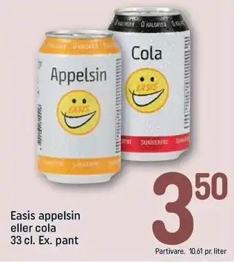 REMA 1000 Easis appelsin el. cola tilbud