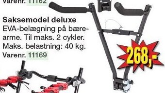 Harald Nyborg Cykelholder saksemodel deluxe tilbud