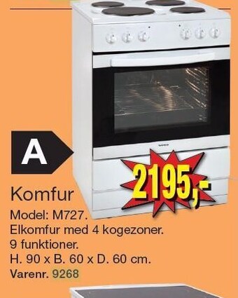 Harald Nyborg Komfur tilbud