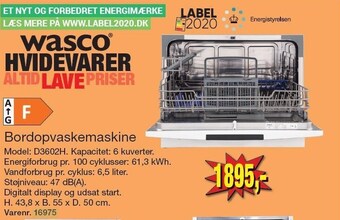 Harald Nyborg Bordopvaskemaskine tilbud