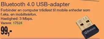 Harald Nyborg Bluetooth 4.0 usb-adapter tilbud