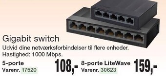 Harald Nyborg Gigabit switch tilbud