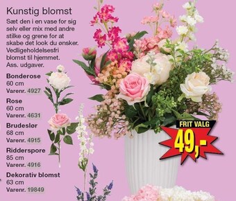 Harald Nyborg Kunstig blomst tilbud