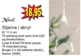 Stjerne i akryl