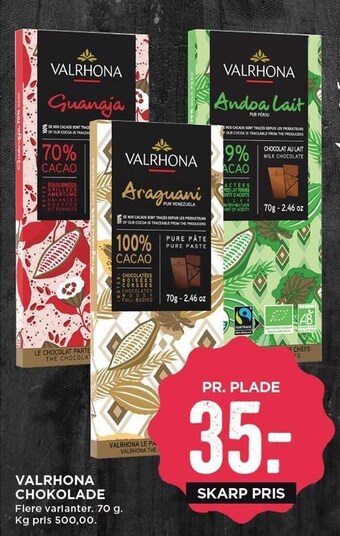 MENY Valrhona chokolade tilbud