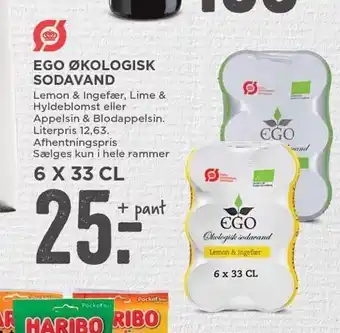 MENY Ego øko sodavand tilbud