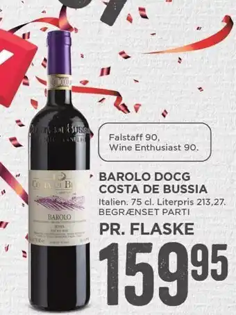 MENY Barolo docg costa de bussia tilbud