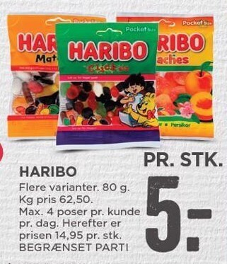 MENY Haribo tilbud
