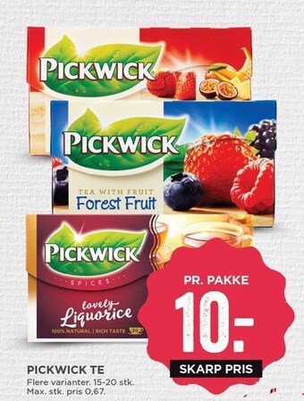 MENY Pickwick te tilbud