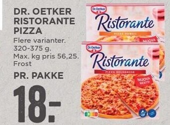 MENY Dr. oetker ristorante pizza tilbud