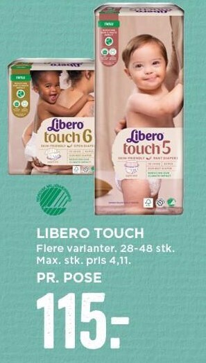 MENY Libero touch tilbud