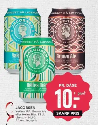 MENY Jacobsen øl tilbud
