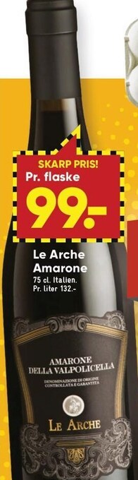Bilka Le arche amarone tilbud