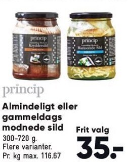 Bilka Almindeligt el. gammeldags modnede sild tilbud