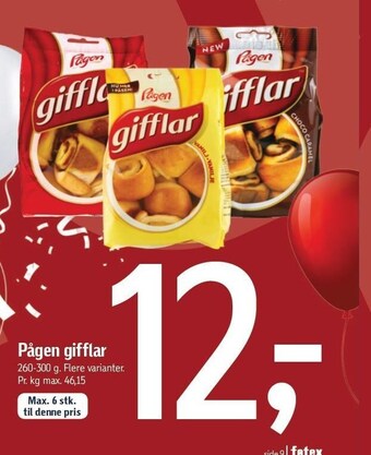 Føtex Pågen gifflar tilbud