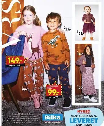 Bilka Vrs børnetøj str. 98-170 cm tilbud