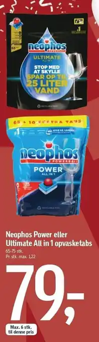Føtex Neophos power el. ultimate all in 1 opvaketabs tilbud
