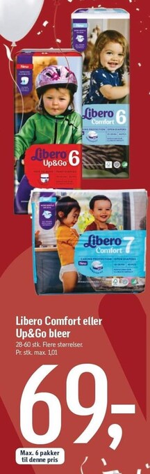Føtex Libero comfort el. up&go tilbud