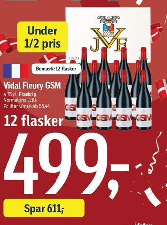 Føtex Vidal fleury gsm tilbud