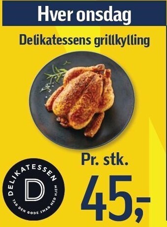 Føtex Delikatessens grillkylling tilbud