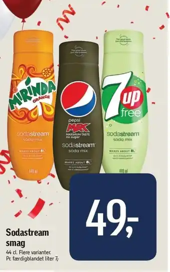 Føtex Sodastream smag tilbud