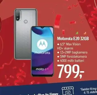 Føtex Motorola e20 tilbud