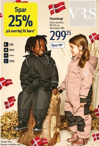 Føtex Spar 25 & på overtøj til børn tilbud