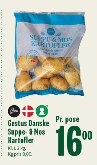 Min Købmand Gestus danske suppe & mos kartofler tilbud