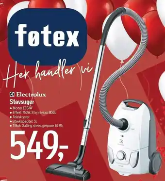 Føtex Electrolux støvsuger tilbud