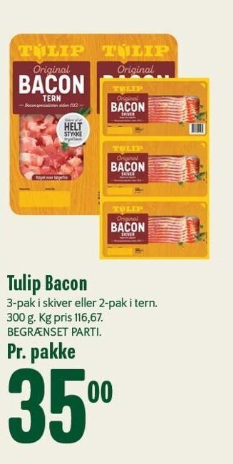 Min Købmand Tulip bacon tilbud