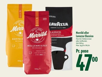 Merrild eller lavazza classico