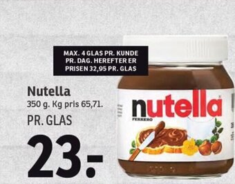 SPAR Nutella tilbud