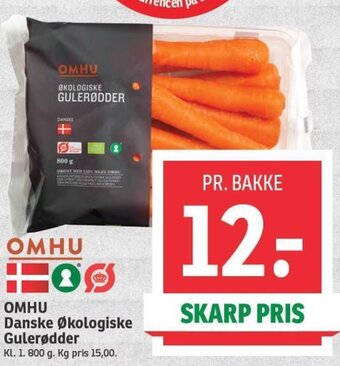 SPAR OMHU Danske økologiske Gulerødder tilbud