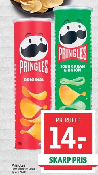 SPAR Pringles tilbud