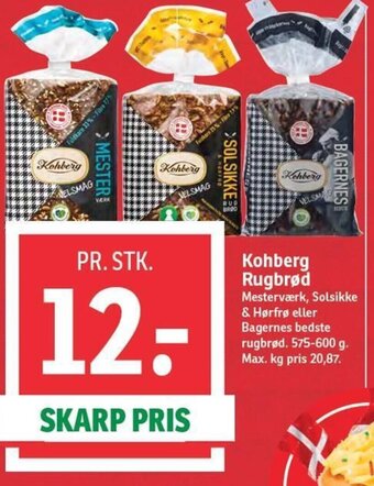 SPAR Kohberg Rugbrød tilbud