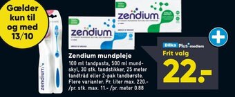 Bilka Zendium mundpleje tilbud