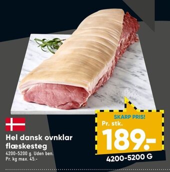 Bilka Hel dansk ovnklar flæskesteg tilbud