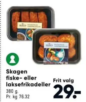 Skagen fiske-eller laksefrikadeller