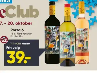 Porta 6 75 cl.