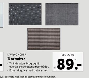 Lidl Dørmåtte tilbud