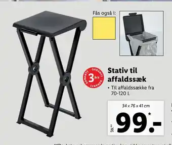 Lidl Stativ til affaldssæk tilbud
