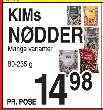 ABC Lavpris Kims nødder tilbud